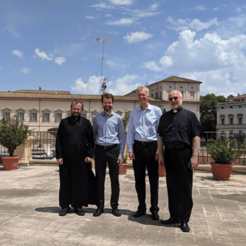 Huffington Ecumenical Institute Members in Rome